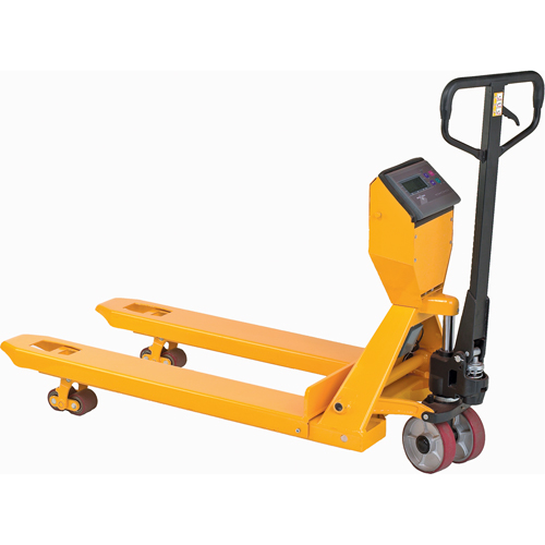 Digital Scale Pallet Truck, 27.5" L x 27.5" W, 5000 lbs. Cap. R.M.G. Prévention