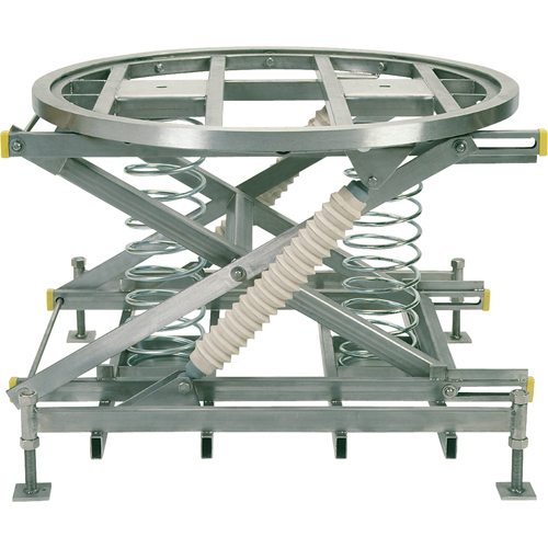 Spring-Operated Pallet Lifters - Pallet Pal&reg;, 43-5/8" L x 43-5/8" W, 4500 lbs. Cap. R.M.G. Prévention