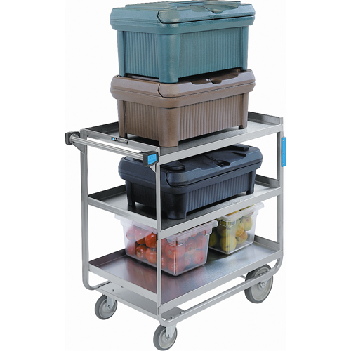Heavy-Duty U Frame Carts, 3 Tiers, 23" W x 37-1/8 H x 38-5/8" D, 700 lbs. Capacity R.M.G. Prévention