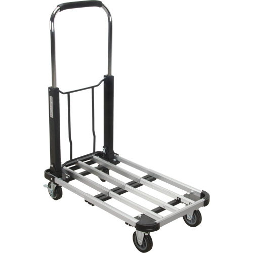 Foldable Platform Trucks, Aluminum, 300 lbs., 28" L x 16" W, 32" High R.M.G. Prévention