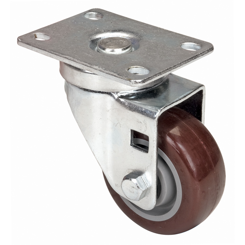 Caster, Swivel, 3" (76 mm), Polyurethane, 230 lbs. (104 kg.) R.M.G. Prévention