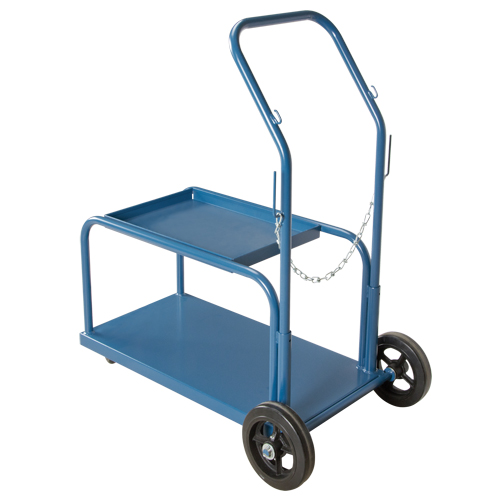 Mini-MIG Welding Cart, Rubber Wheels, 18" W x 36" L Base, 1000 lbs. R.M.G. Prévention