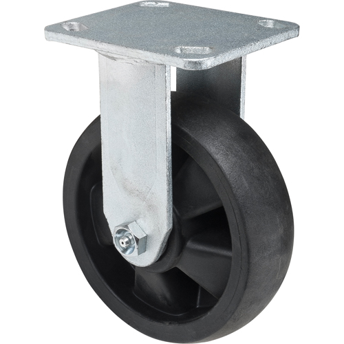 Hi-Temp Caster, Rigid, 6" (152.4 mm), Nylon, 880 lbs. (399 kg.) R.M.G. Prévention