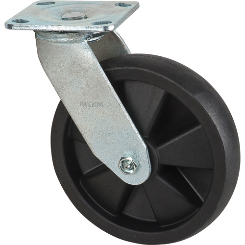 Hi-Temp Caster, Swivel, 8" (203.2 mm), Nylon, 1000 lbs. (453 kg.) R.M.G. Prévention