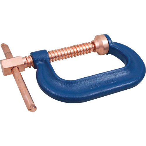 Heavy-Duty Forged C-Clamp, 10" (254 mm) Capacity, 5" (127 mm) Throat Depth R.M.G. Prévention