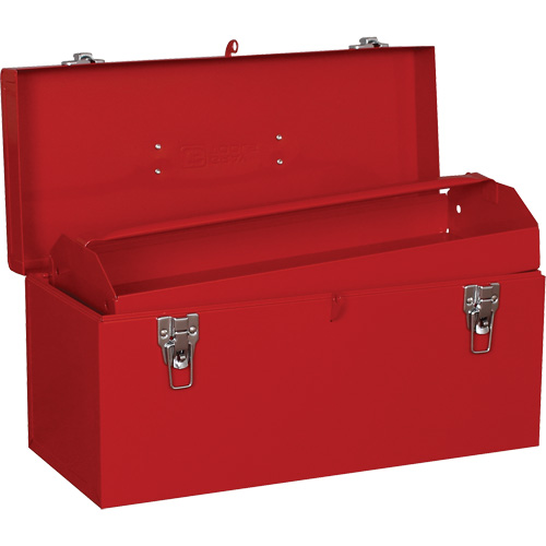 Heavy-Duty Tool Box, 8-1/2" D x 20" W x 9-1/2" H, Red R.M.G. Prévention
