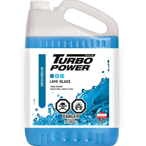 Liquide lave-glace toutes saisons Turbo Power, Cruche, 3,78 L R.M.G. Prévention