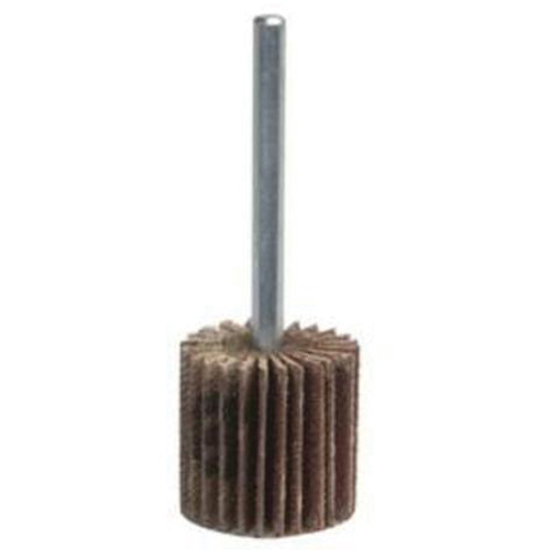 Grind-O-Flex Mini Mounted Flap Wheel, Aluminum Oxide, 60 Grit, 2" x 1/2" x 1/4" R.M.G. Prévention