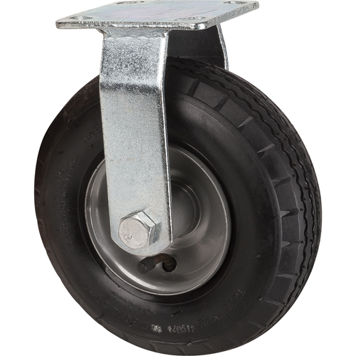 Roulettes pneumatiques, Fixe, 8" (203,2 mm), Pneumatique, 350 lb (158,8 kg) R.M.G. Prévention