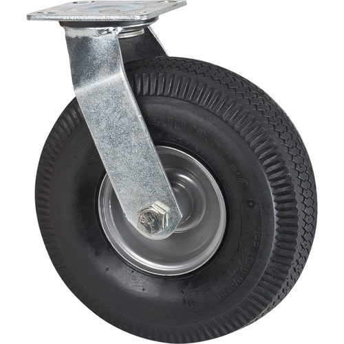 Heavy-Duty Platform Truck - Replacement Casters, Swivel, 10" (254 mm), Pneumatic, 400 lbs. (181 kg.) R.M.G. Prévention