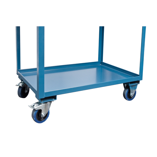 Mobile Service Cart, 2 Tiers, 24" W x 57" H x 40" D, 1200 lbs. Capacity R.M.G. Prévention
