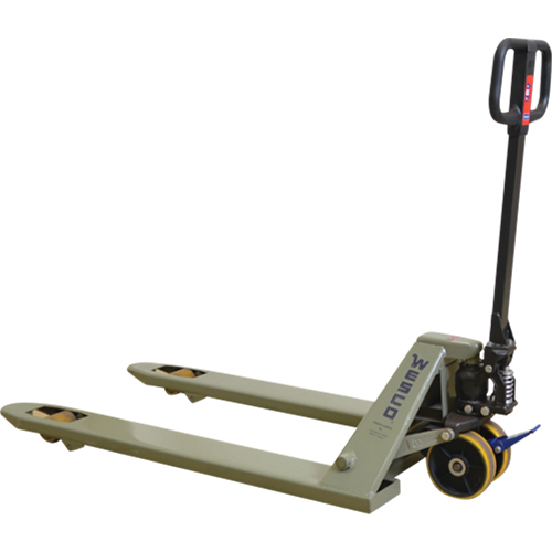 Transpalettes &agrave; &eacute;l&eacute;vation rapide, Acier, 48" lo x 27" la, Capacit&eacute; 5500 lb R.M.G. Prévention