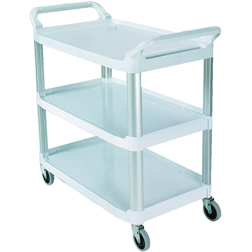 Chariot avec tablette et parois ouvrantes, 3 tiers, 40" x 37" x 20", Capacit&eacute; 300 lb R.M.G. Prévention