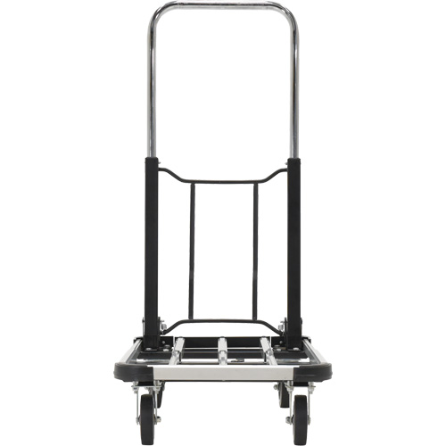 Fold-Up Platform Truck, Stainless Steel, 300 lbs., 28" L x 16" W, 33-1/2" High R.M.G. Prévention
