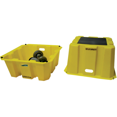 Escabeaux emboîtables industriels, 25" x 25" x Hauteur 10-1/2" R.M.G. Prévention