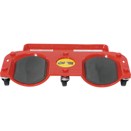 Rolling Knee Dolly, Plastic, Red, 350 lbs. Capacity R.M.G. Prévention