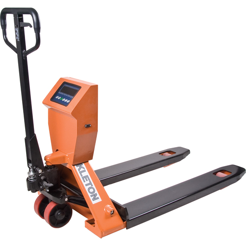 Transpalette &agrave; balance num&eacute;rique, 44,5" lo x 21,25" la, Capacit&eacute; de 4400 lb R.M.G. Prévention