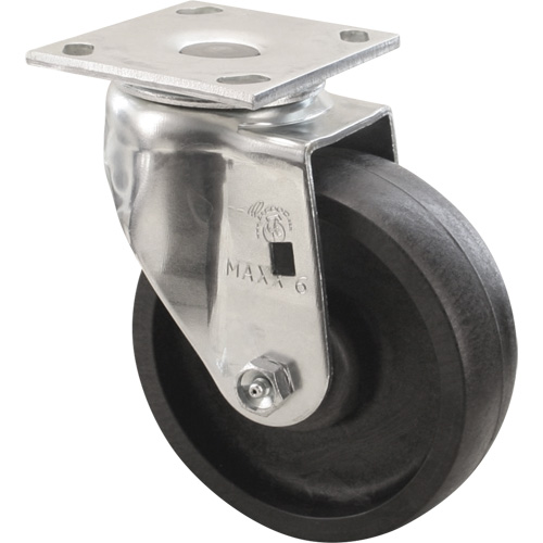 Roulette Emaxx RollX remplie de verre, Pivotant, 4" (101,6 mm), Nylon, 1200 lb (544,3 kg) R.M.G. Prévention