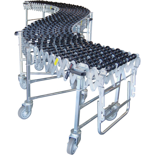 Expandable/Flexible Conveyors, 30" W x 8' 6" L, 226 lbs. per lin. ft. Capacity R.M.G. Prévention