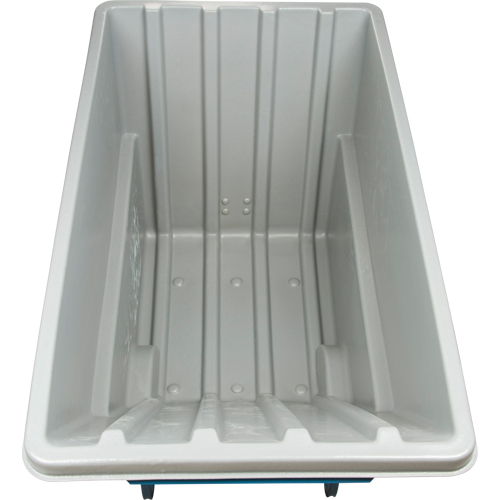 Tilt Truck, Polyethylene, 1.1 cu. yd., 1250 lbs. Load Capacity R.M.G. Prévention