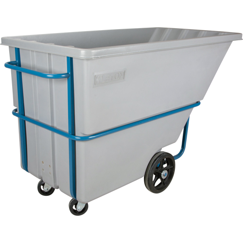 Tilt Truck, Polyethylene, 1.1 cu. yd., 2000 lbs. Load Capacity R.M.G. Prévention