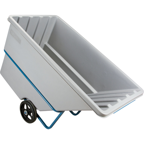 Tilt Truck, Polyethylene, 1.1 cu. yd., 2000 lbs. Load Capacity R.M.G. Prévention