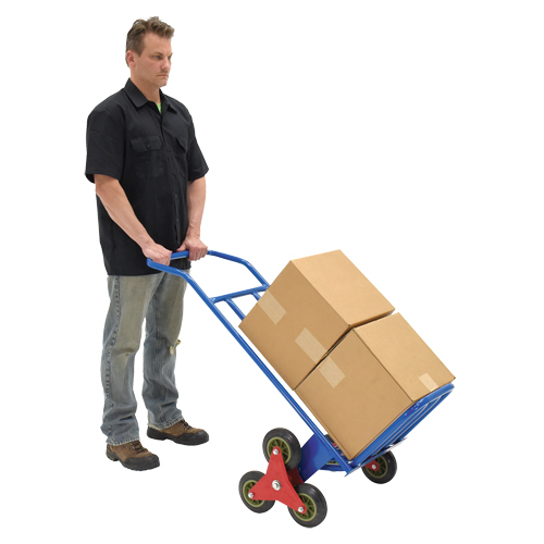 Stair Climbing Hand Truck, Steel Frame, 24" W x 45-3/4" H, 300 lbs. Capacity R.M.G. Prévention