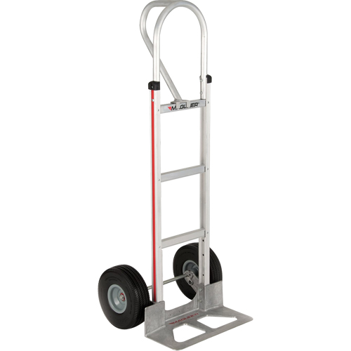 Straight Back Hand Truck, P-Handle Handle, Aluminum, 52" Height, 500 lbs. Capacity R.M.G. Prévention