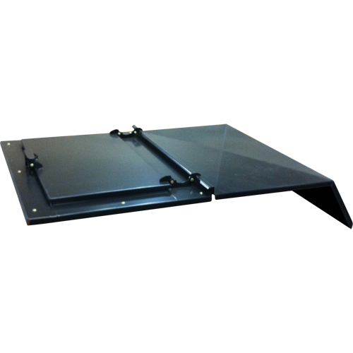 Steel Cover for Self-Dumping Hopper R.M.G. Prévention