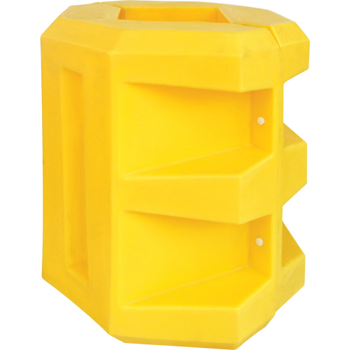 Short Column Protector, 8" x 8" Inside Opening, 24" L x 24" W x 24" H, Yellow R.M.G. Prévention