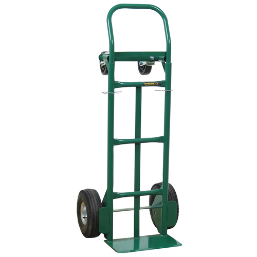Greenline Economical Convertible Hand Truck - 656-21-PE , Steel, 600 lbs. Capacity R.M.G. Prévention