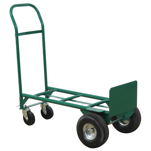 Greenline Economical Convertible Hand Truck - 656-21-PE , Steel, 600 lbs. Capacity R.M.G. Prévention