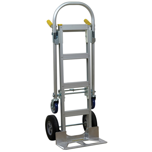 SPTN-JR-T18-SR Spartan Jr. Convertible Hand Truck, Aluminum, 1000 lbs. Capacity R.M.G. Prévention