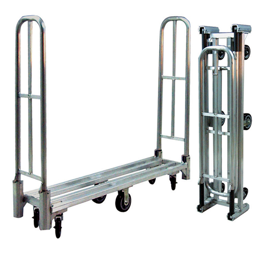 Chariot utilitaire pliant en aluminium U-Boat, 16" la x 60" lo, 1500 lb cap, Roues Polyur&eacute;thane R.M.G. Prévention
