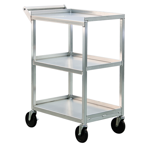Chariot utilitaire, 3 Tiers, 16-1/2" la x 39" h x 27-3/4" p, Capacit&eacute; 350 lb R.M.G. Prévention