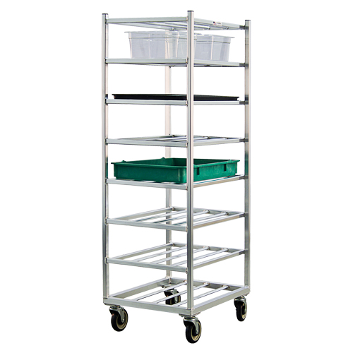 Chariot &agrave; tablettes, 8 Tiers, 20-7/8" la x 67" h x 27" p, Capacit&eacute; 600 lb R.M.G. Prévention