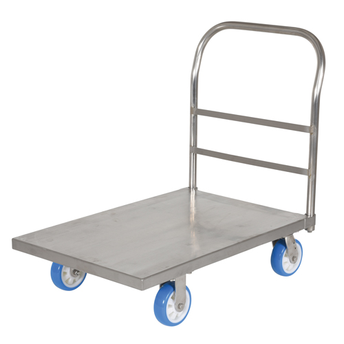Chariot &agrave; plateforme, 36" lo x 24" la x Capacit&eacute; 2000 lb, Roues en Polyur&eacute;thane R.M.G. Prévention