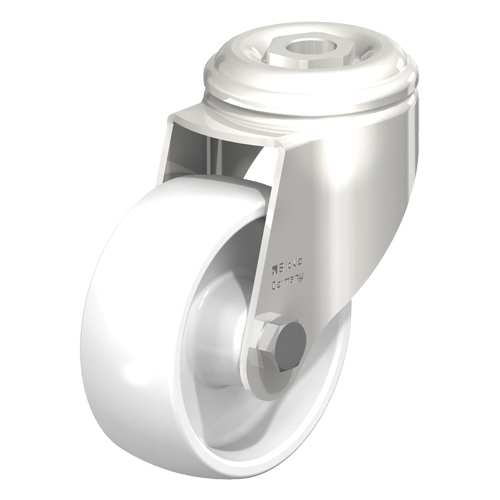 Roulette en nylon acier inoxydable, Pivotant, Diam&egrave;tre 3-1/8" (79,5 mm), Capacit&eacute; 265 lb (120 kg) R.M.G. Prévention