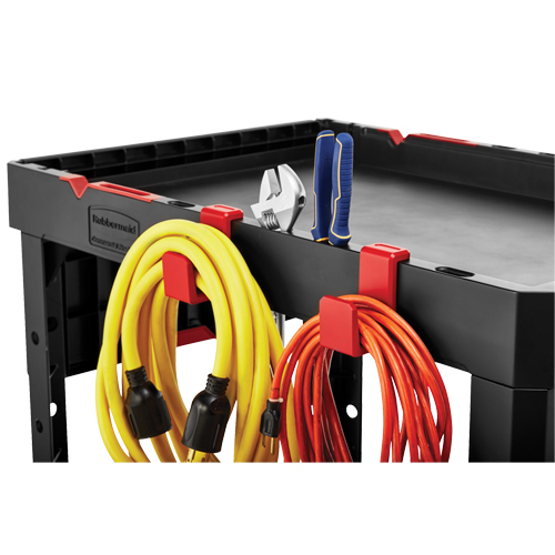 Chariot utilitaire robuste et polyvalent, 2 tiers, 17-3/4" x 36" x 46-1/5", Capacit&eacute; 500 lb R.M.G. Prévention