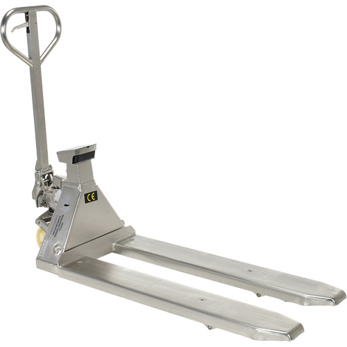 Scale Pallet Truck, 45.69" L x 21.875" W, 5000 lbs. Cap. R.M.G. Prévention