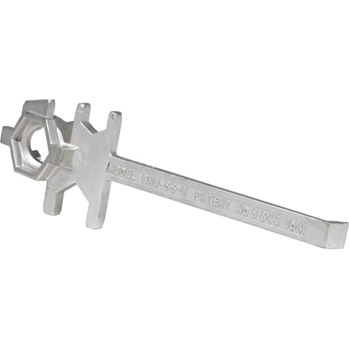 Drum Wrench, 3/4"/2" Opening, 9-1/2" Handle, Stainless Steel R.M.G. Prévention