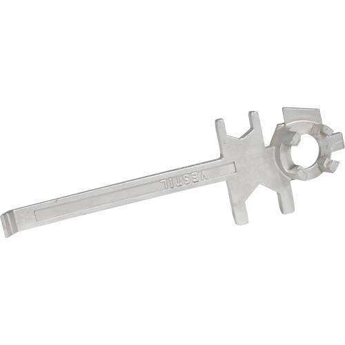 Drum Wrench, 3/4"/2" Opening, 9-1/2" Handle, Stainless Steel R.M.G. Prévention