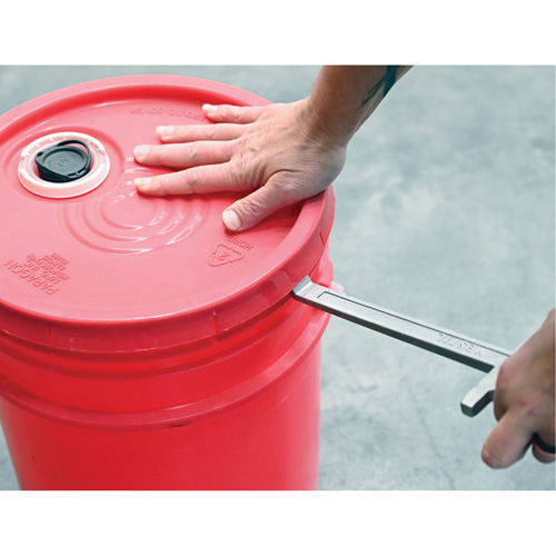 Drum Wrench, 3/4"/2" Opening, 9-1/2" Handle, Stainless Steel R.M.G. Prévention