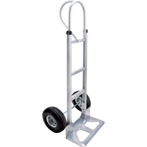 Knocked Down Hand Truck, P-Handle Handle, Aluminum, 52-1/8" Height, 500 lbs. Capacity R.M.G. Prévention