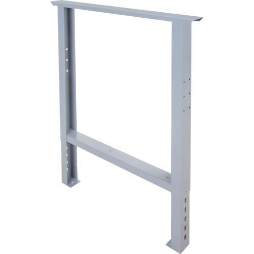 Industrial Duty Leg for Workbench, Steel, 30" D x 34" H, Single R.M.G. Prévention