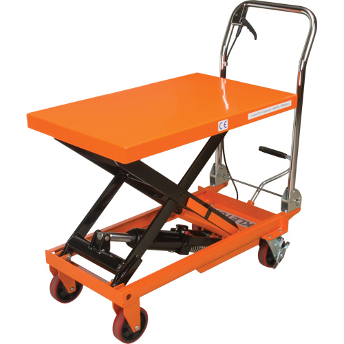 Hydraulic Scissor Lift Table, 32" L x 19-3/4" W, Steel, 660 lbs. Capacity R.M.G. Prévention