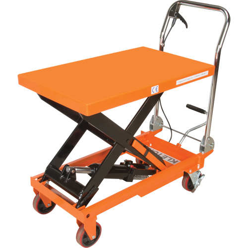 Hydraulic Scissor Lift Table, 32" L x 19-3/4" W, Steel, 1100 lbs. Capacity R.M.G. Prévention