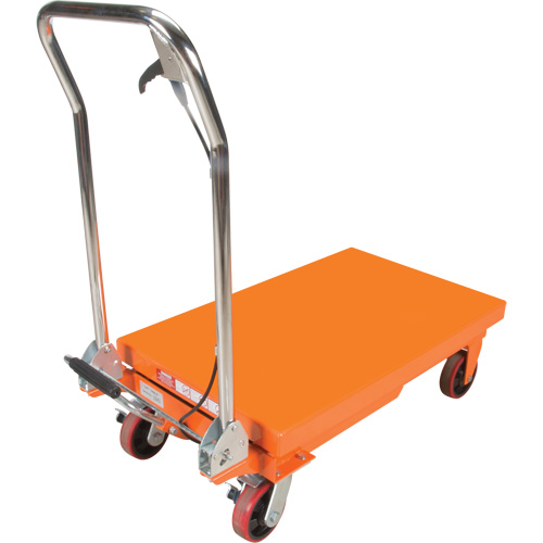 Hydraulic Scissor Lift Table, 32" L x 19-3/4" W, Steel, 1100 lbs. Capacity R.M.G. Prévention