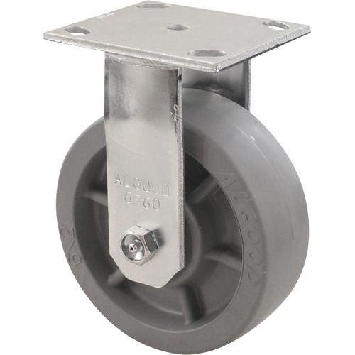 Roulette Emaxx, Fixe, 4" (101,6 mm), Envirothane, 1000 lb (453,6 kg) R.M.G. Prévention