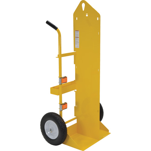 Welding Cylinder Torch Cart, Foam-Filled Wheels, 23-13/16" W x 22-13/16" L Base, 500 lbs. R.M.G. Prévention